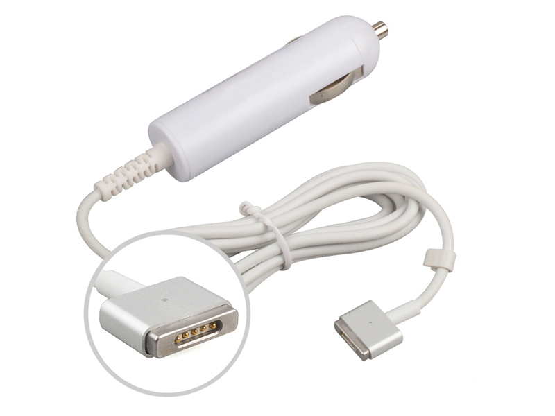 60W Apple MagSafe2 Car Charger via Cigarette Lighter, for Macbook