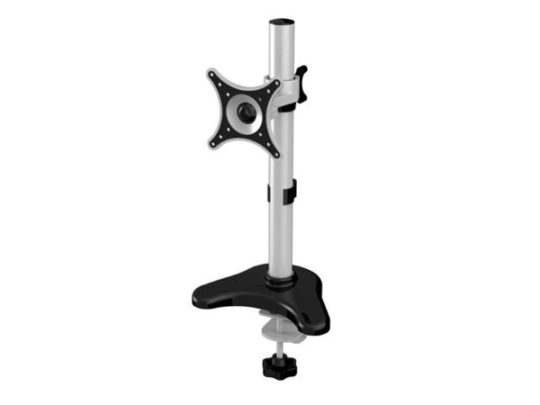 LCD Monitor Stand, adjustable height with tilt and swivel positioning.