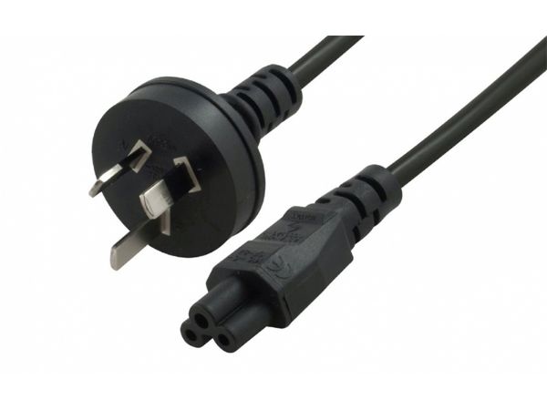 Australian Standard 3 pin power cord, Laptop Power Cord