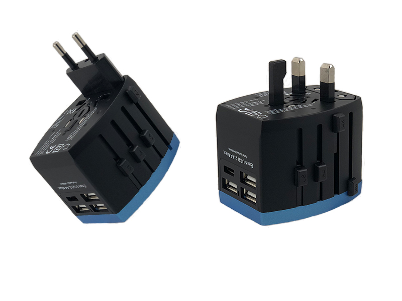 International Travel Adapter for over 150 Countries, Safety Fuse with