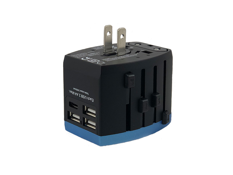 International Travel Adapter for over 150 Countries, Safety Fuse with