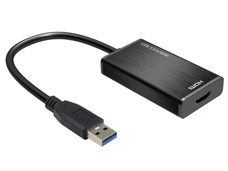USB to HDMI Connector Adapter, USB Video Card, Extra HDMI for your Computer Laptop Plus