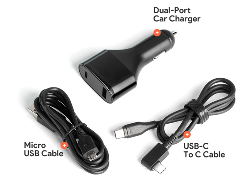 65W USB TypeC Laptop Car Charger via Cigarette Lighter, Output 5V 3A