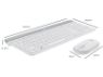 Make any space minimalist, modern, and whisper-quiet with the MK470 Slim Wireless Combo – an ultra-thin, compact and design-forward keyboard and mouse combo perfect for getting things done efficiently.